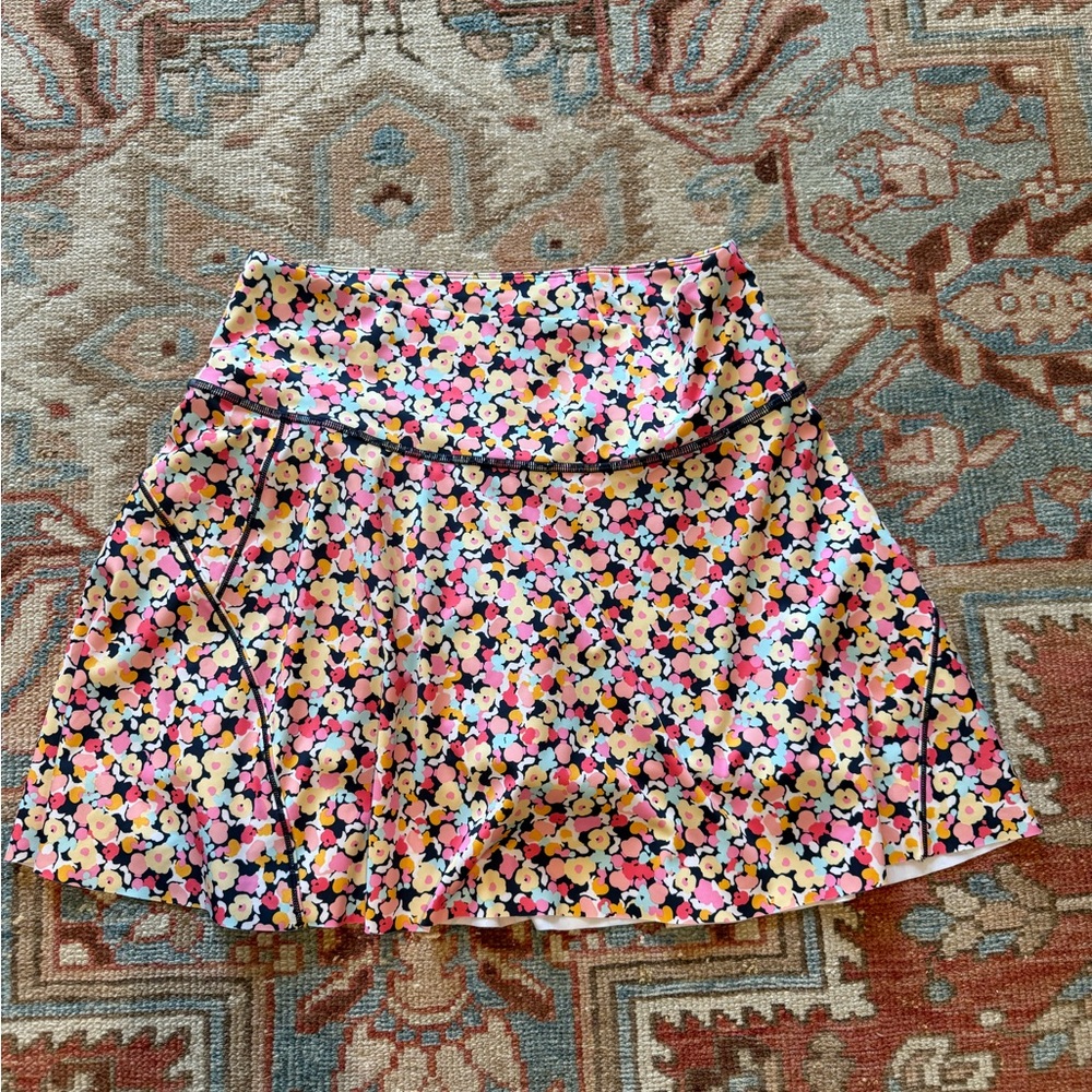Athleta Ace Tennis Skort Floral Women's Skirt - Multicolor